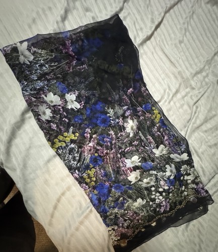 Alexander mcqueen floral scarf - floral,