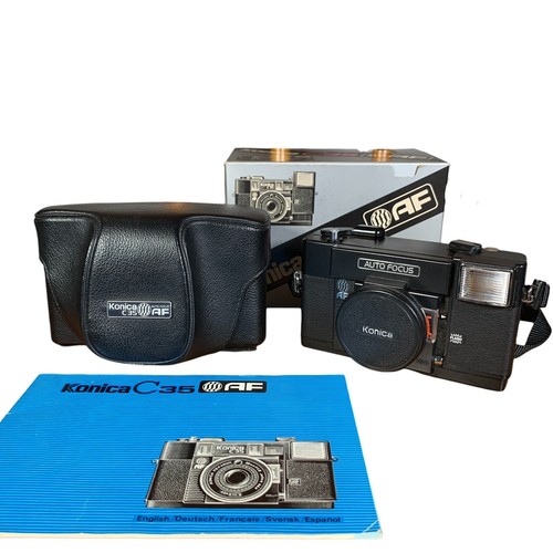 Konica c35 film camera - af,