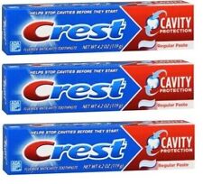 Crest Cavity Protection Toothpaste Regular Paste 4.2 Oz X **3 Packs**