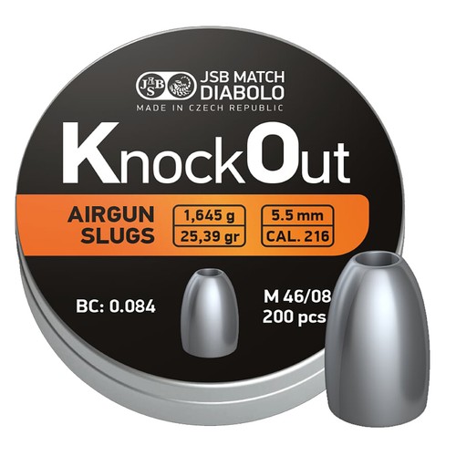 Jsb knock out airgun - knock, slugs