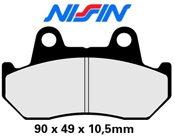Set brake pads nissin - brake,