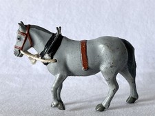 Vintage Well Painted Lead Toy Soldier Britains Ltd Grey Horse #93-443