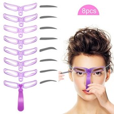 8 Eyebrow Stencils Shaper