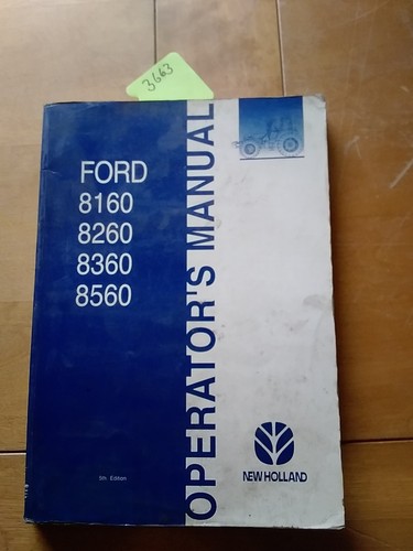 New holland ford 8160 - 8160, 8260