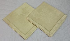 Two Vintage Dinner Napkins