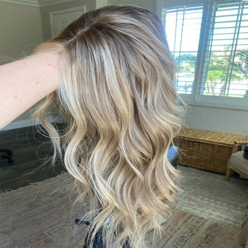 Balayage ash blonde brown - 16",