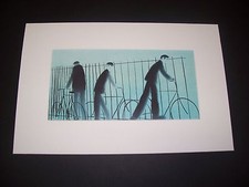 MACKENZIE THORPE "SEE YOU MONDAY GEORGE" MOUNTED CARD PRINT