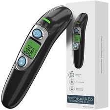 Forehead Ear Thermometer Infrared Digital For Baby/Child/Adult Jumbo LCD Display