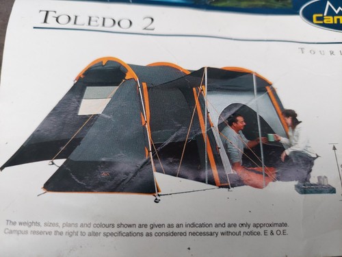 Campus toledo tent black - toledo, man