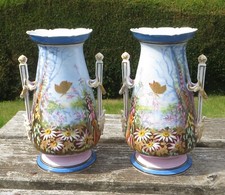 Impressive Pair Porcelain