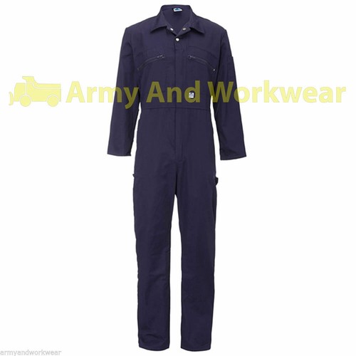 Ladies zip front boilersuit - front,