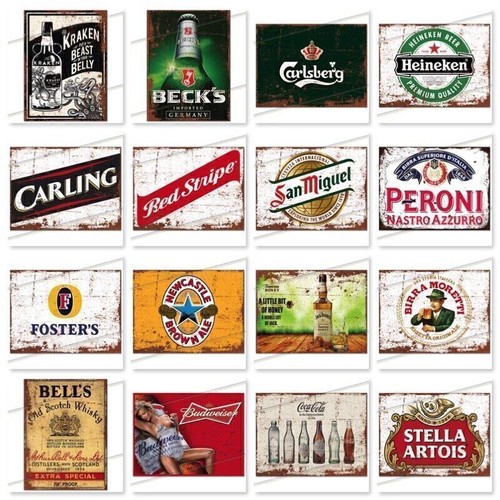 Metal signs vintage retro - signs,