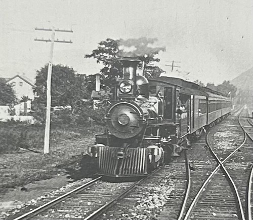 American railway steam - american, train