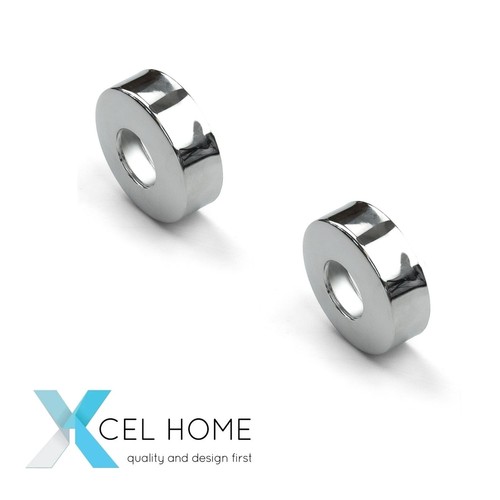 Chrome round shower plate - round,