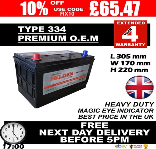 250 334 car battery - 250, duty