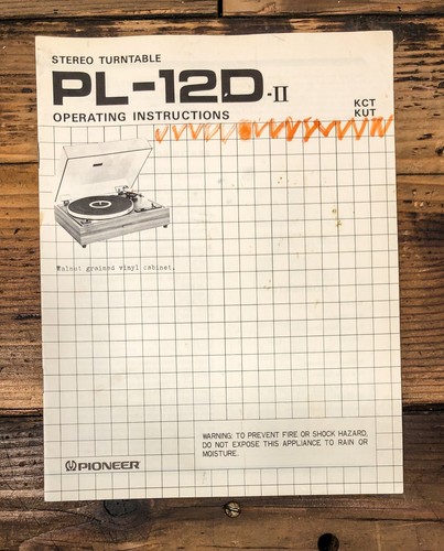 Pioneer 12d mk2 - pioneer, record
