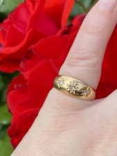 Antique 1920s 18ct Gold Star