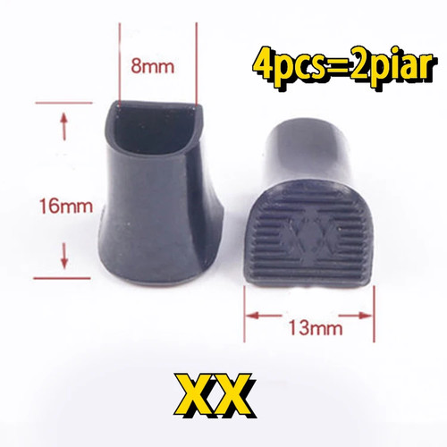 4pcs 2pair silicone - 4pcs/2pair,