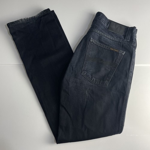 Nudie jeans black blue slim - black,
