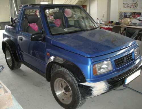 Large fender flares wheel