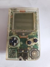 Nintendo Game Boy Pocket Clear Handheld System. with 5 in 1 game 