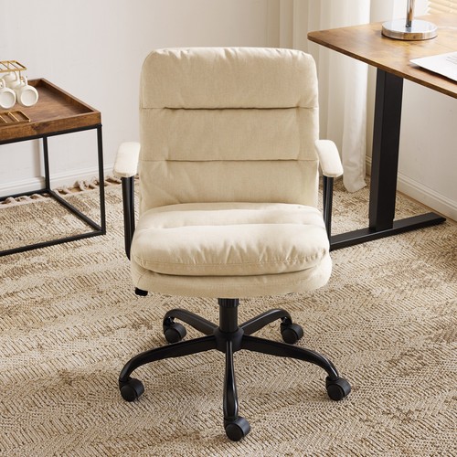 Upholstered vanity desk - upholstered, chair