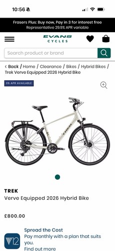 New trek verve equipped - verve,