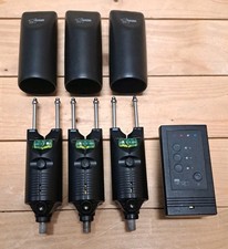 Nash Siren RS1 3+1 Bite Alarm Set with Long Snag Ears, "Roller Conversion" & Case's