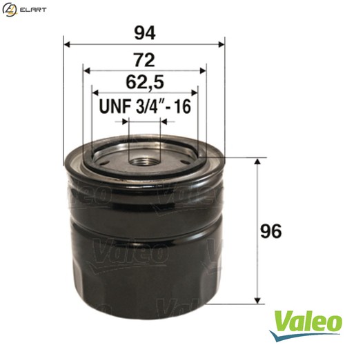Oil filter 586047 - 586047, for