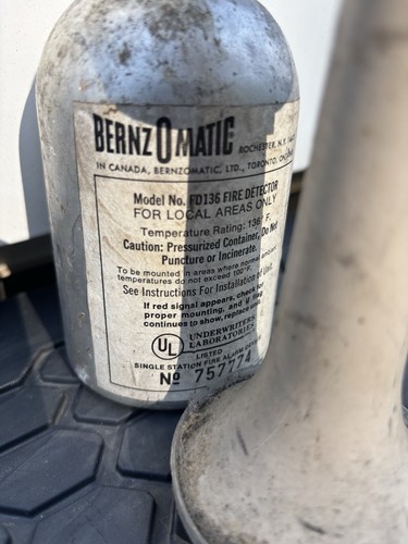 Bernzomatic fd136 vintage fire - bernzomatic,