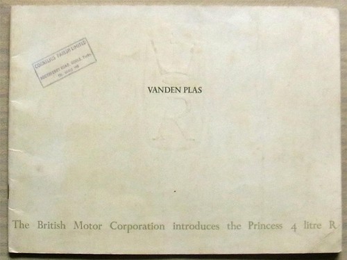 Vanden plas princess - 4, litre