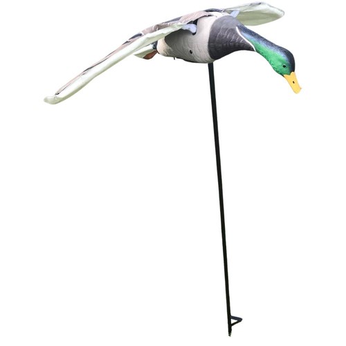 Flapping mallard duck decoy - duck,
