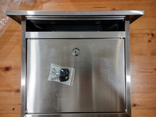 post box letter box wall mounted stainless steel
