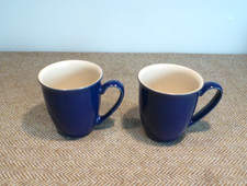 Pair of Denby  Dark Blue Navy