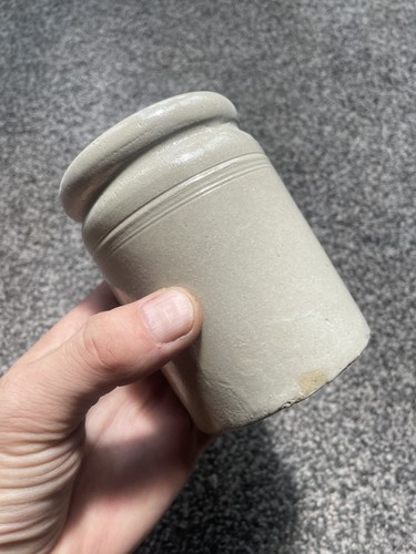 Vintage old cream stonewear - vintage,