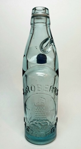 Antique codd soda bottle - codd,