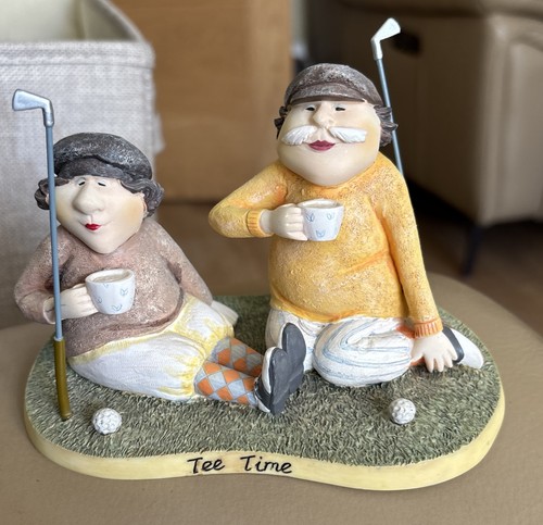 Tee time figurine - time”,