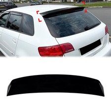 Car Rear Roof Window Spoiler Top Wing Body Kit For Audi A3 8P 2004-2013 Base