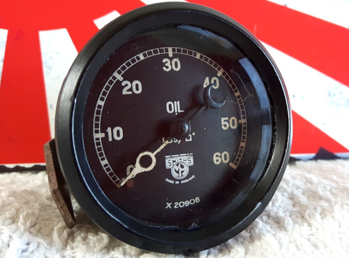 Smiths oil pressure gauge - pressure,