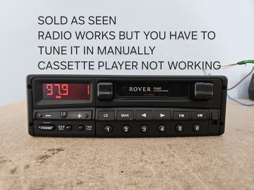 Rover r660 car radio stereo - radio,
