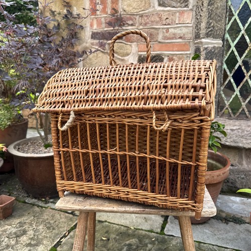 Vintage woven wicker pet - vintage,