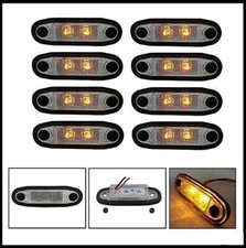 8x Easy Flush Fit Led Amber