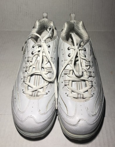 Sketchers white shape ups - white, shape-ups