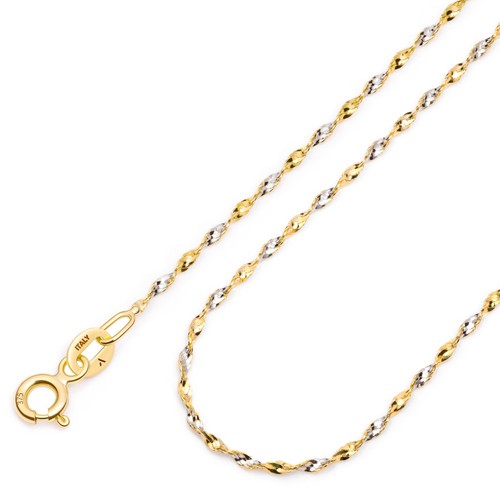 Amberta solid 9ct - gold, chain