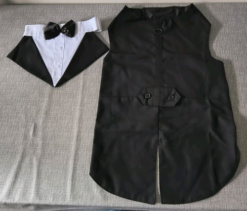 Kuoser dog tuxedo costume xl - tuxedo,