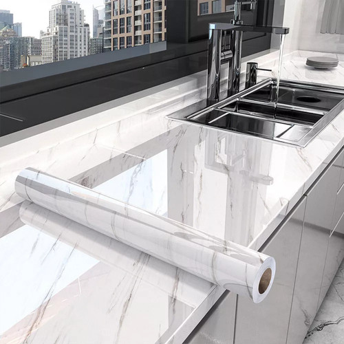 Kitchen worktop covering vinyl - kitchen,