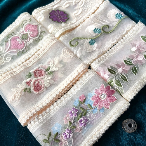 Botanic garden flower ribbon - botanic,