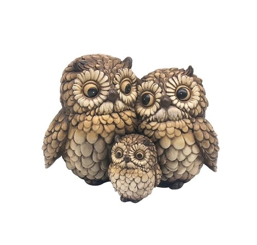 Hooters owl family - hooters, figurine