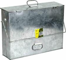 Fireside Ash Can Galvanised Ash Box 15L Container Fireplace Pan Bucket Bin