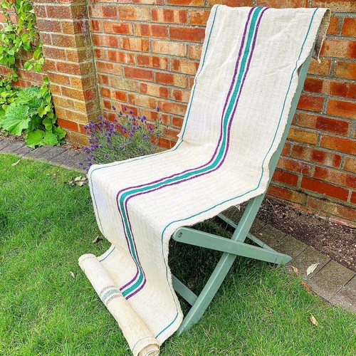 Grain sack table runner - table, runner-